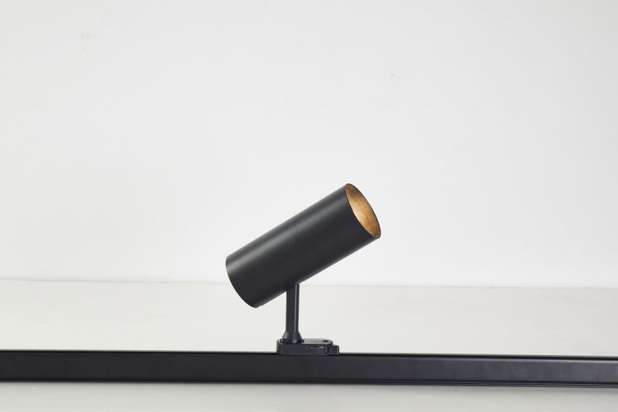 GOZO-SP-30W-BL-3PH GOZO SPOTLIGHT 30W BLACK 3PHASE 7.6x18,2x24cm 220-240V LIFUD DRIVER COB Brid HOMELIGHTING 77-9121